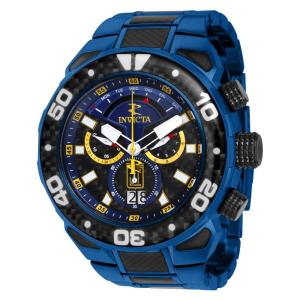 1 EDIO LIMITADA - Relgio masculino Jason Taylor Swiss Ronda 8040.N calibre - 58 mm. Azul 41279-N1