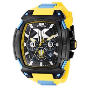 1 EDIO LIMITADA - Relgio masculino Marvel X-men Wolverine - 53 mm. Azul. Amarelo 37379-N1