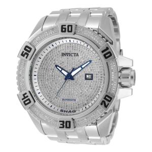 1 EDIO LIMITADA - Relgio Masculino SHAQ 3.13 Carat Diamond Automtico - 56mm. Ao 33779-N1