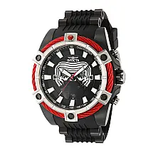 1 EDIO LIMITADA - Relgio masculino Star Wars Kylo Ren - 52 mm. Preto 40089-N1