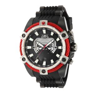 1 EDIO LIMITADA - Relgio masculino Star Wars Kylo Ren - 52 mm. Preto 40089-N1