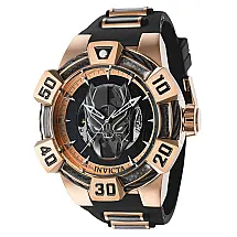 1 EDIO LIMITADA - Relgio Masculino Marvel Black Panther Automtico - 52mm. Preto 40999-N1