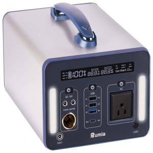 Rumia Gerador de Energia Solar Portátil 270000mAh, 1000Wh com 1 Tomada AC e 4 USB