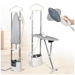 Moongiantgo Steamer,Passadeira, Vaporizador Comercial Vertical para Roupas com Tábua de Passar Dobrável