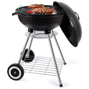 Churrasqueira a Carvão Portátil serve até 8 Pessoas, UNIQUE IMPORTS, Preto