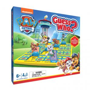 Jogo de Tabuleiro Patrulha Canina, Adivinha Quem? com Chase, Rochoso e Skye para Crianças Acima de 6 Anos e Família, USAOPOLY.