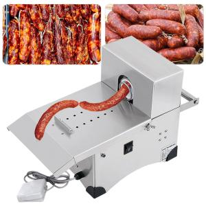 Máquina Automática de Amarração de Linguiça, Máquina de Nó de Salsicha Elétrica em Aço Inoxidável 2 Modos, MTPLUM