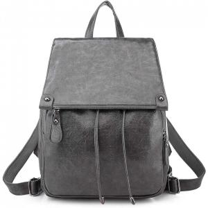 Everfunny Mochila Feminina Impermeável Anti Furto, Preta