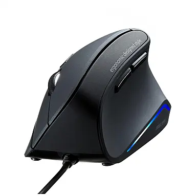 Mouse Ergonômico Vertical com Fio