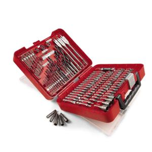 Kit Mala de Ferramentas Kit de acessórios 100 Peças, CRAFTSMAN, Vermelho