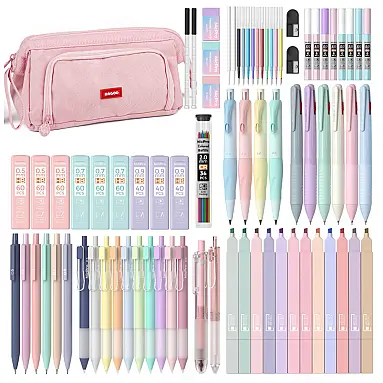 Kit escolar 78 peças Nicpro