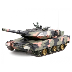 Tanque de Guerra Alemão Leopard IIA5 em Escala 1:24 com Controle Remoto de 2.4 Ghz, Poco Div