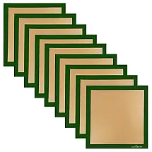 Folhas de Silicone Antiaderente Bright Kitchen Verde para Desidratador 9 Peças