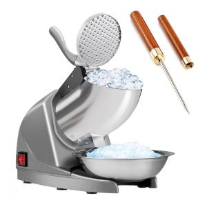 Máquina de Raspadinha Elétrica 129 kg, h com Lâmina Tripla 2000 RPM, 110v, HORGELU SBJ01, Prateado