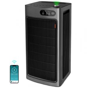 Purificador de Ar para Ambientes até 637m² com Controle por APP e Filtro de Carbono Duplo que Remove 99% de Poeira, Pólen, Fumaça