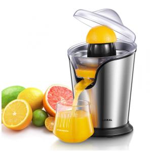 Espremedor Elétrico de Frutas AIHEAL em Aço Inoxidável e Silencioso, 85W, Prata