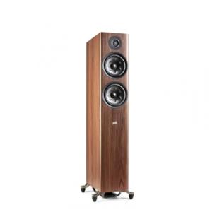 Caixa de som torre Polk Audio Reserve R600 marrom para home theater estéreo 200W
