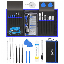 Kit de Chaves de Fenda de Precisão XOOL 82 Peças Prata/Verde 58 Bits CR-V Magnéticos A-41