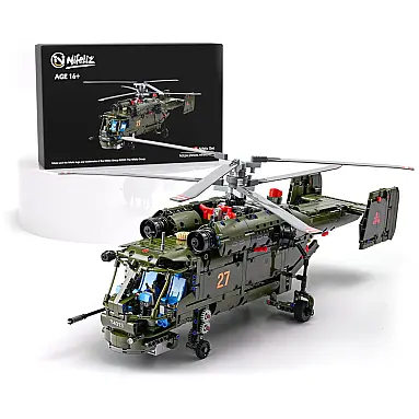 Kit de Construção Helicóptero Militar