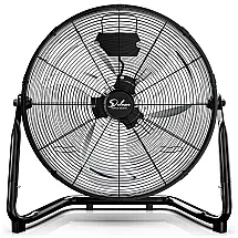 Ventilador de Piso e Parede, 3 Velocidades, 50cm 110V, Simple Deluxe, Preto