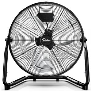 Ventilador de Piso e Parede, 3 Velocidades, 50cm 110V, Simple Deluxe, Preto