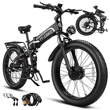Bicicleta Elétrica Dobrável 5000W com