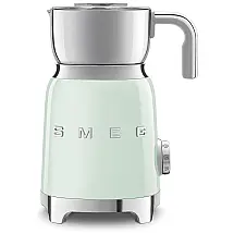 Leiteira Elétrica e Espumadora Capacidade 600 mL 500W, Pastel, 110v, SMEG MFF01PGUS, Verde