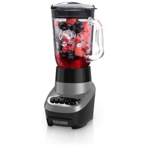 Liquidificador de Bancada 1.4L 4 Velocidades Aço Inox, 700W, 110v, BLACKDECKER BL1220SG, Cinza