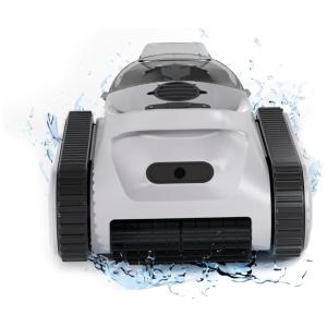 Robô Limpador de Piscina sem Fio com Bateria até 2H Adequado para Paredes e Pisos, Seauto Seal SE, Branco