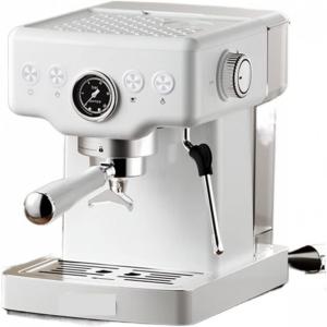Máquina de Café Expresso Automática Italiana com Vaporizador, 220V 1350W, XBROOM, Branca