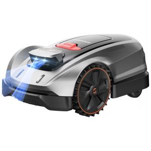 Cortador de Gramado Robô SUNSEEKER X3 Plus Cinza Prata - Sem Fio, AI+RTK, Até 1200 m², 6 Zonas, Mapeamento Inteligente
