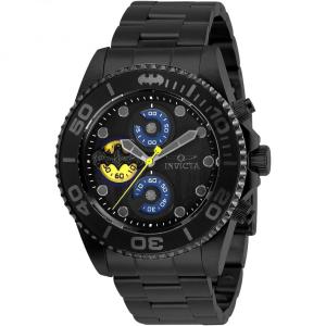 Relógio masculino Invicta DC Comics de quartzo com pulseira de aço inoxidável