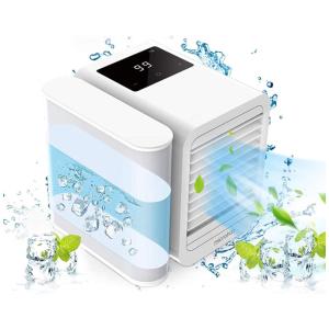 Climatizador de Ar Portátil de Mesa, Capacidade 1L, 3 Velocidades, ARNAGAR, Branco