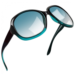 Óculos de Sol Feminino com Proteção UV, Joopin B07, Verde Gradiente
