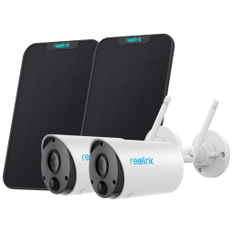 Eco Câmera de Segurança Externa sem Fio com Painel Solar 1080p, REOLINK, Branco