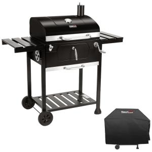 Churrasqueira a Carvão Portátil, Serve até 10 Pessoas, ROYAL GOURMET CD1824EC, Preto