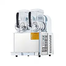 Máquina de Slush Raspadinha ActiveTrail 8L Duplo Tanque Comercial Aço Inox Auto Limpeza 240V