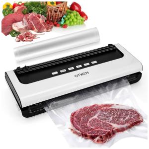 Seladora a Vácuo Automática com 4 Modos e Painel com Indicador LED, Branca, 110v, OTWEN, Branco