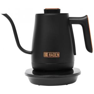 HADEN Chaleira Elétrica Gooseneck 0,6L Preto e Cobre com Controle Preciso e Aquecimento Rápido