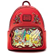 Mini Mochila Escolar Infantil Loungefly Disney Branca de Neve para Crianças a Partir de 12 Anos, Vermelha