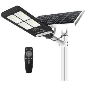 Luminária Solar Externa 400W a Prova d IP67 com Controle Remoto, 1 Udade, NIORSUN NI 04, Preto