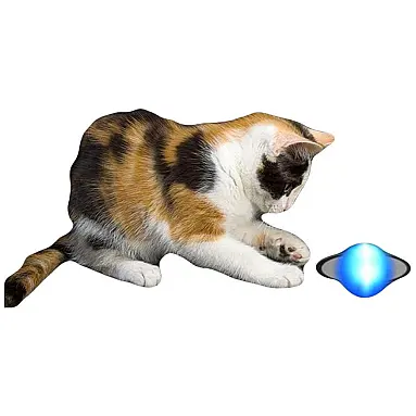 Bola Interativa Elétrica para Gatos