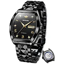 OUPINKE TYG OU G3178G Relógio Masculino Analógico Automático, Preto