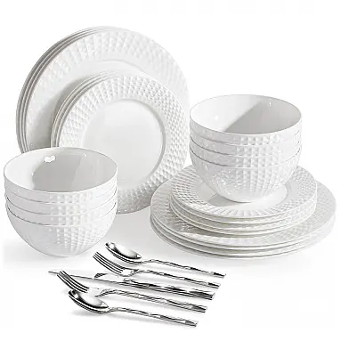 Aparelho de Jantar Kingstone Branco