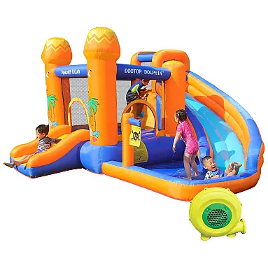 Escorregador Inflável Aquático Doctor Dolphin
