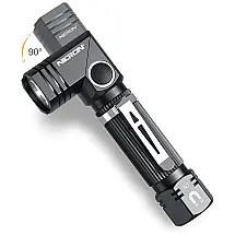 Lanterna LED N7 600 Lúmens Porta USB 4 Modos de Iluminação à Prova D Água, NICRON, Preto