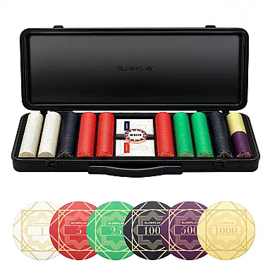 Maleta de Poker 500 Peças