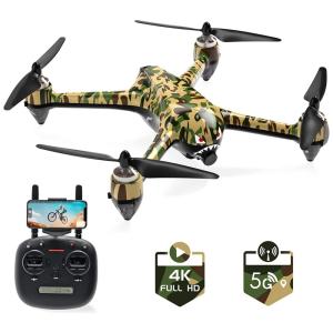 Drone com Câmera 4K Transmissão 5Ghz e Controle Remoto, Camuflado, CUKUHOUSE, Verde