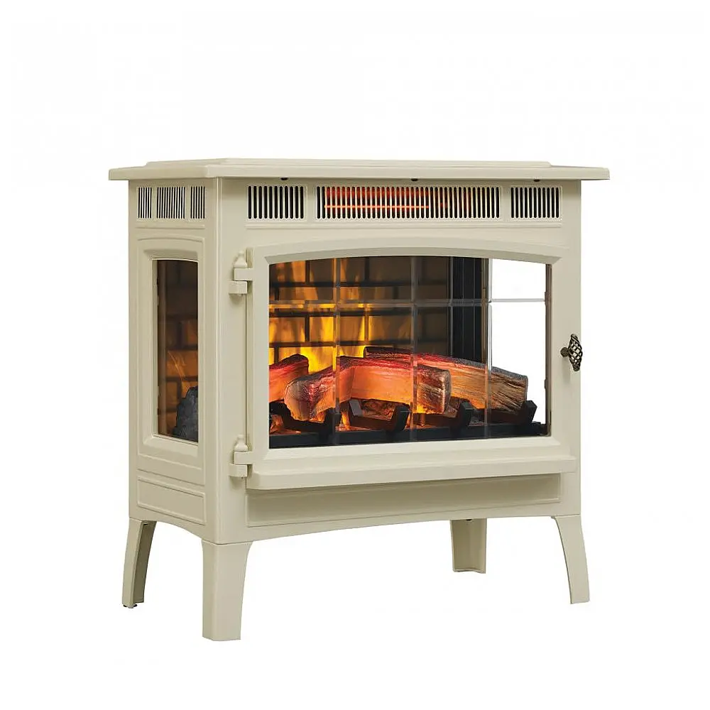 Lareira Elétrica Portátil, Área 92m2, DURAFLAME DFI 5010, Creme