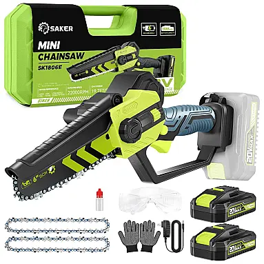 Mini Motosserra Elétrica sem Fio
